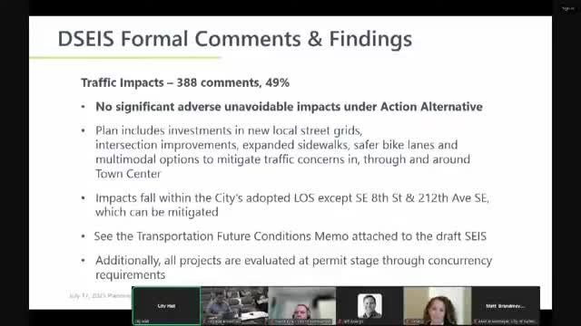 Sammamish Council Reviews Housing Density and Traffic Impact in Local Development Plans