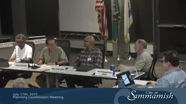 Planning Commission Discusses Future Population Growth and Evacuation Strategies in Sammamish