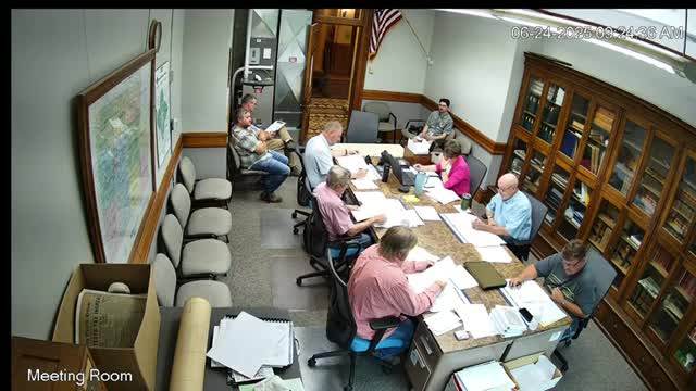 Board adopts amended drainage assessment and approves multiple fiscal resolutions