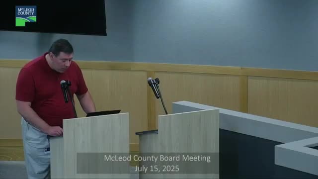 McLeod County Board Approves Battery Installation and Sidewalk Renovation Projects