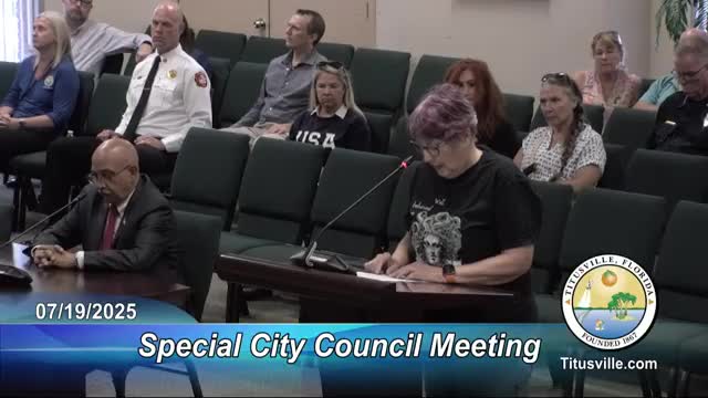 Titusville Council Debates City Manager Search Amid Community Input Concerns