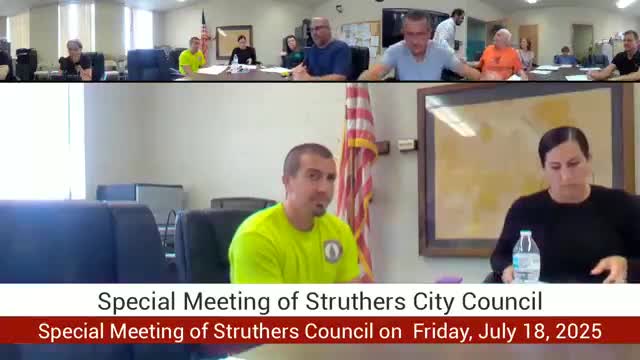 Committee reviews resolution authorizing application for ODNR Urban Forestry Grant