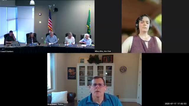 Trust approves April minutes after discussion on level of detail; one trustee dissents