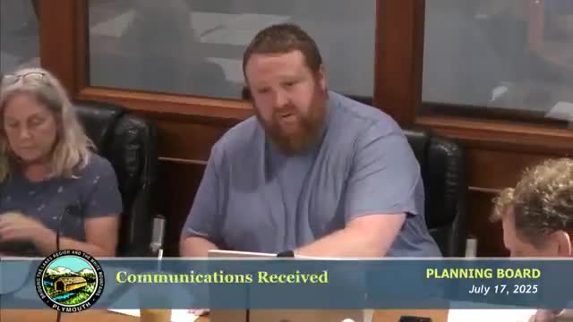 Planning staff asks select board to schedule hearings on Mid State cross‑access easement; Loon Lake culvert replacement nearing completion