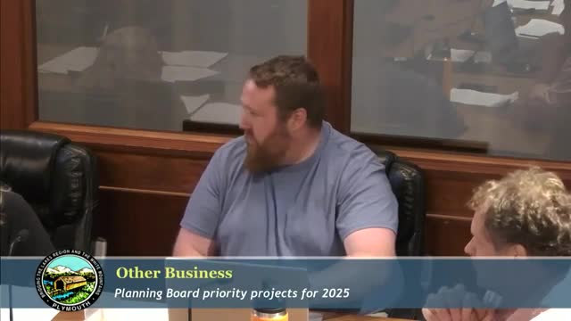 Planning Board Discusses Omnibus Zoning Changes and Short Term Rentals Impact