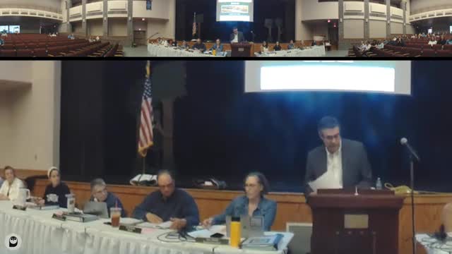 Superintendent Presents Budget Before Community Voting at Local Meeting