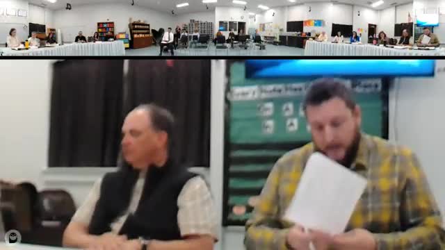 Doctor Theresa Gillis presents visual and performing arts curriculum to school board