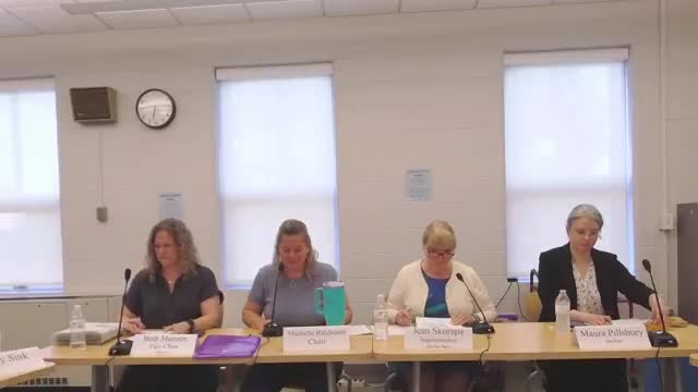 School Board Recognizes Beth's Six Years of Service Amid Changes