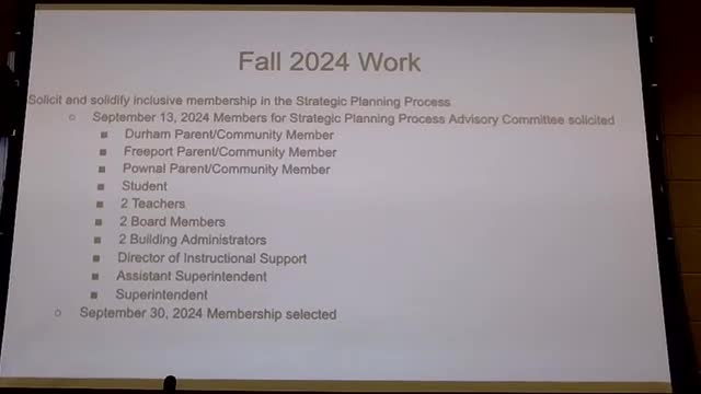 Freeport School District initiates five-year strategic planning process with community input