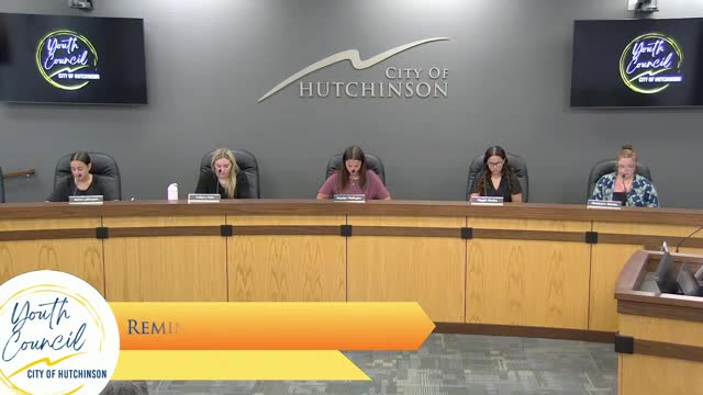 Hutchinson Youth City Council urges donations for June 27 drive to help unhoused residents