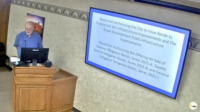 Hays commission authorizes bonds and notes to fund Grove RHID, Exit 161 and city projects