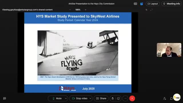 Hays Regional Airport traffic doubles after schedule change, consultant says