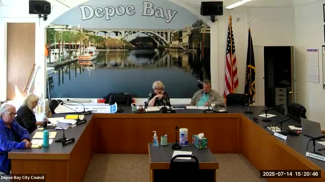 Depoe Bay preparedness committee inventories caches, flags storage and dehumidifier problems