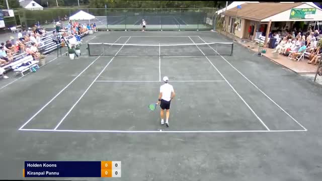 KP Panu and Holden Koons Face Off in Metzger Open Final After Rain Delay