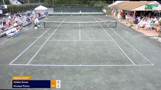 Panu Dominates Early in Metzger Open Final Against Koons