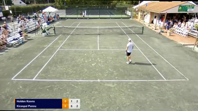 Holden Battles Panu in Heated Second Set at Local Tennis Match