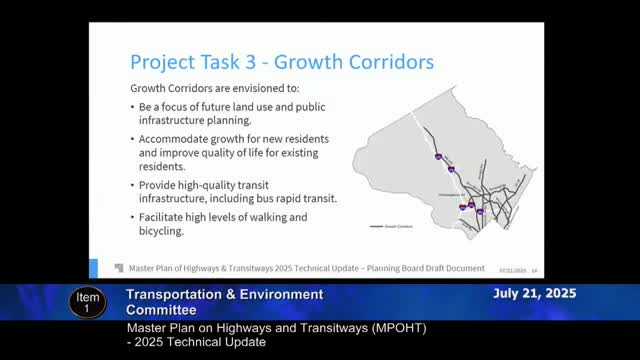 Montgomery County Council Recommends New Growth Corridor Boulevard Design for Transit Planning