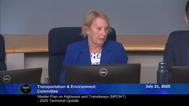 Clarksburg Council Debates Future of M83 Road Amid Transportation Capacity Study