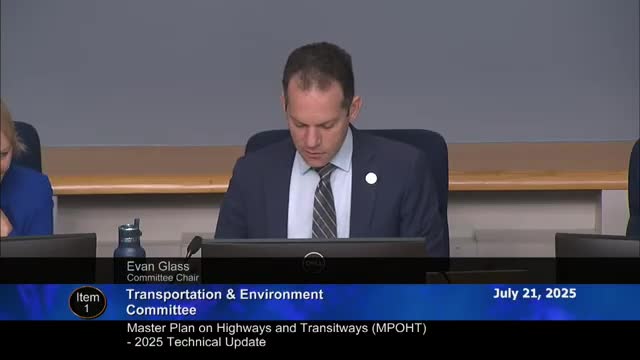 Montgomery County Planning Board Updates Master Plan for Highways and Transitways