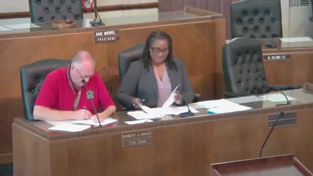 Resident asks Hammond to add no-parking signs and pavement markings near Forsyth Park field; engineering to review