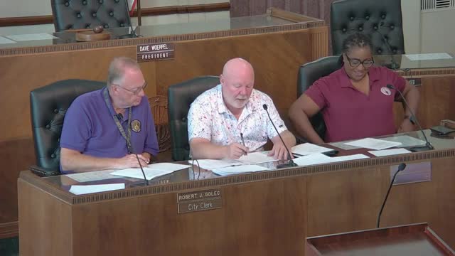 Resident says trucks repeatedly strike loading dock; city refers matter to engineering, PD, zoning and inspections