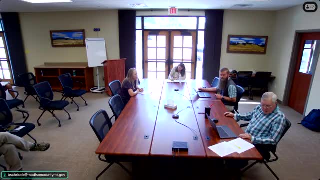 Commissioner Reviews Plans for Senior Center Kitchen Remodel and Vehicle Replacement