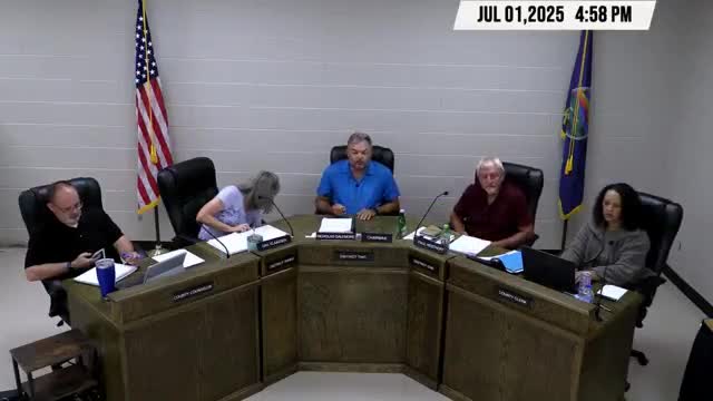 County attorney asks to move main office from Chanute to Erie and updates commissioners on CARPEL and diversion audit