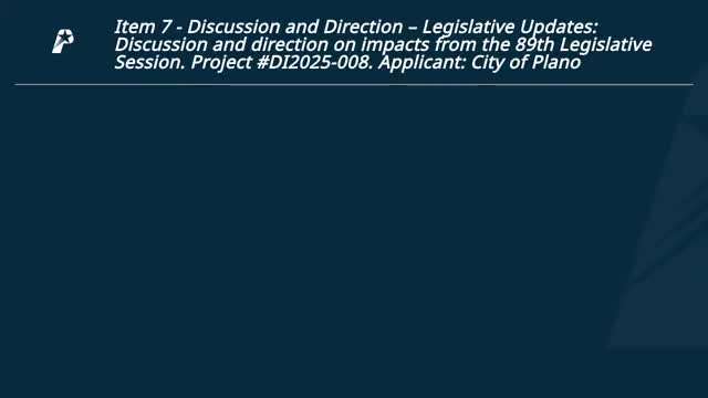 Plano Planning Department Prepares for Legislative Changes Impacting Housing Development