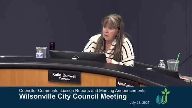 Wilsonville Council Promotes Community Engagement and First Annual Music Festival