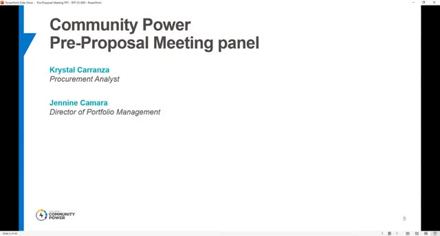 San Diego Community Power Hosts RFP Meeting for Clean Energy Procurement