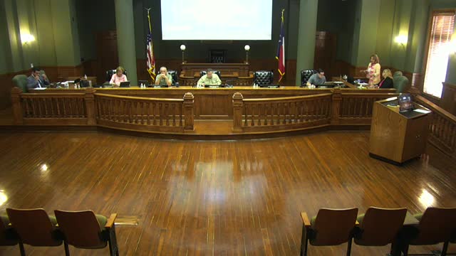 Commissioners Announce Support for Central Texas Recovery Efforts and Hurricane Preparedness
