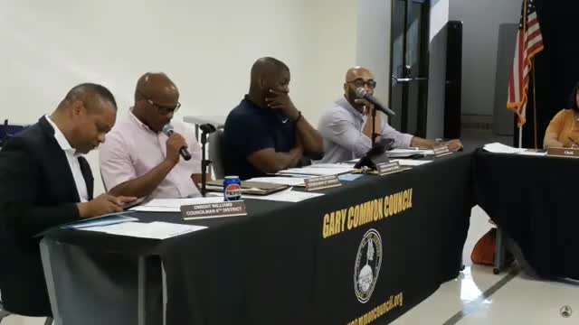 Gary City Council honors community leaders Albert Evans and Walter Monaghan Brown
