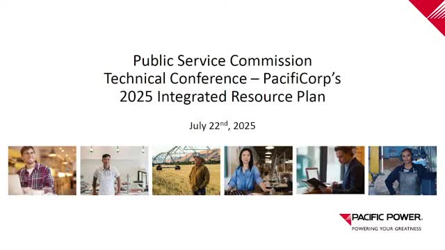 Pacificorp Discusses 2025 Integrated Resource Plan with Utah Stakeholders