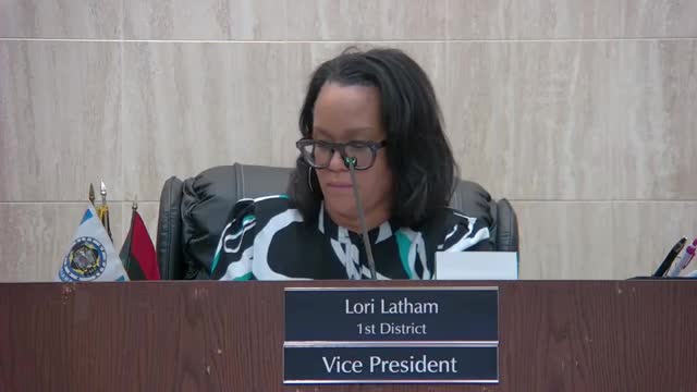 Mayor Eddie Melton presents 2025 budget amendments for Gary's tourism and insurance funds
