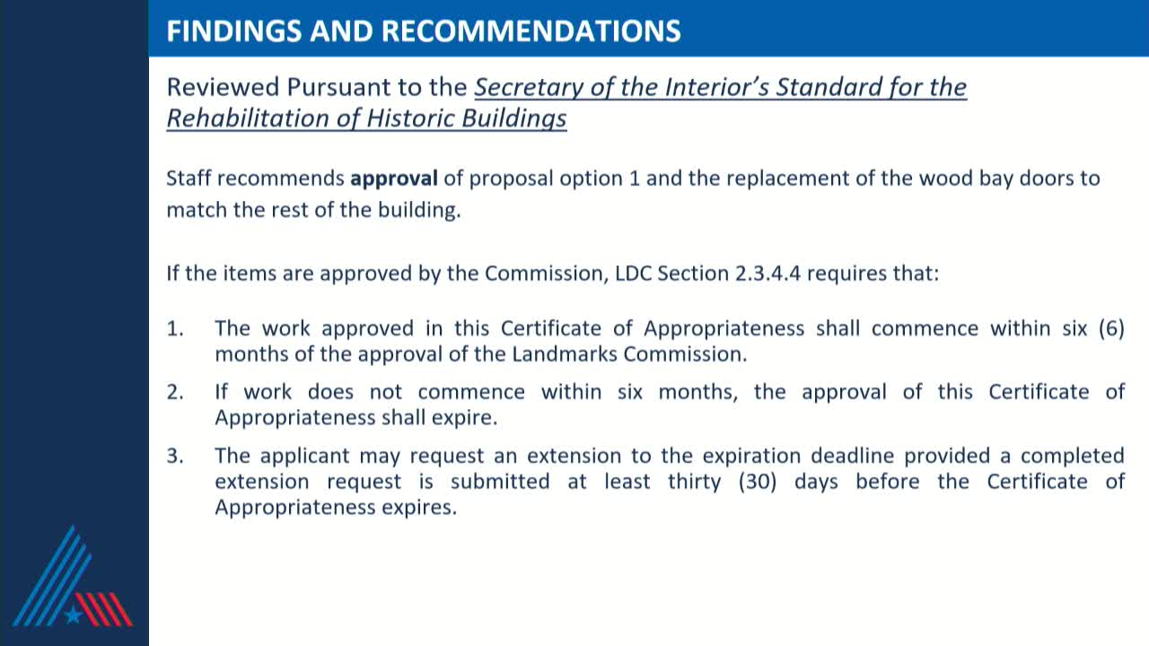 Historic Building Rehabilitation Proposal Moves Forward with Option 1 Approval