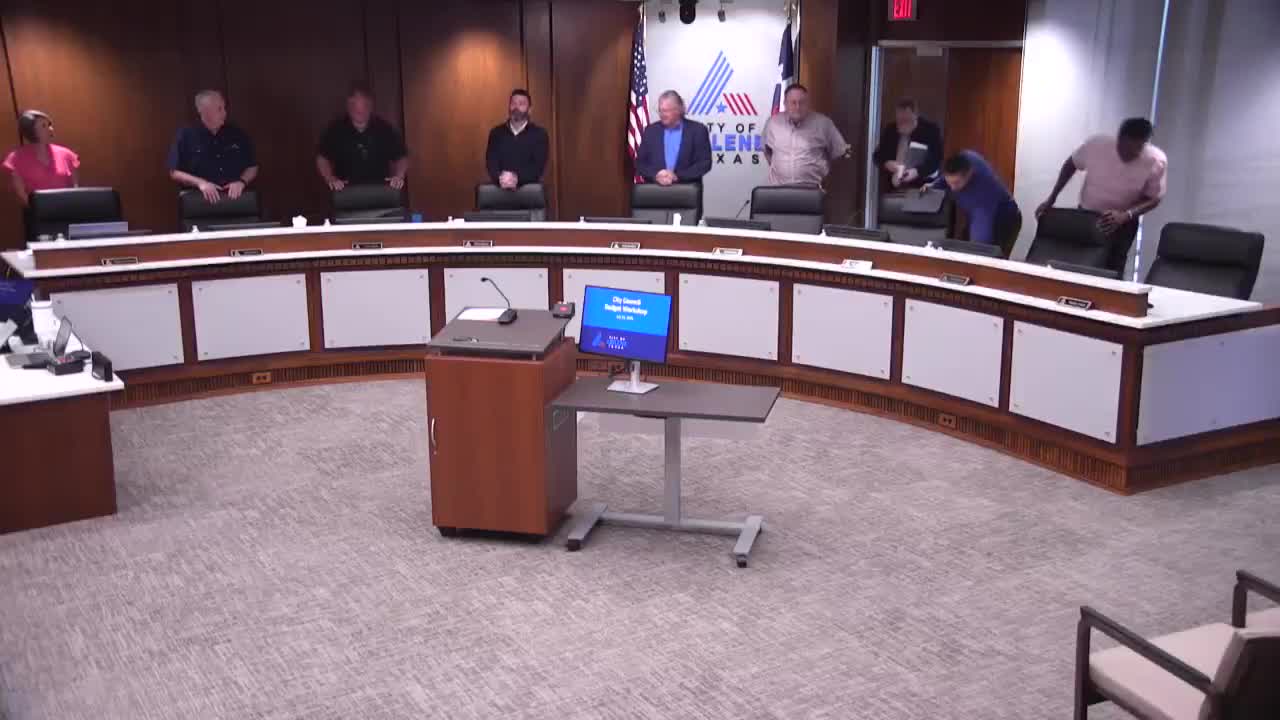 Abilene City Council Reviews Proposed 2026 Budget in Special Meeting
