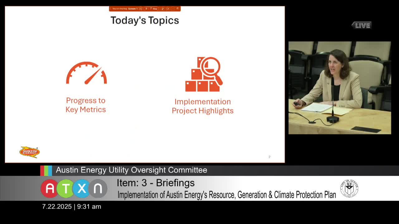 Austin's 2035 Carbon Free Plan Highlights Progress and Future Energy Goals