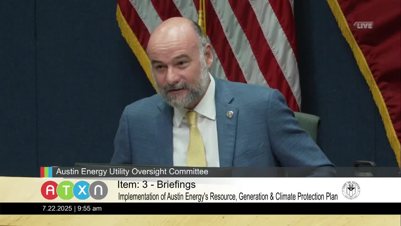 Austin Energy Presents Overhead Resiliency Study to Enhance Electrical Infrastructure Reliability