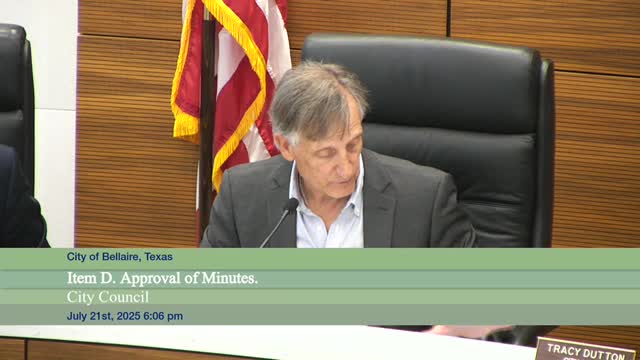 Mister Platt urges Bel Air City Council to implement warning siren system