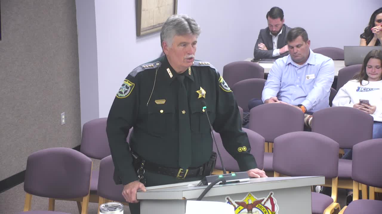 Brooksville City Council Evaluates Sheriff Department Budget and Law Enforcement Staffing