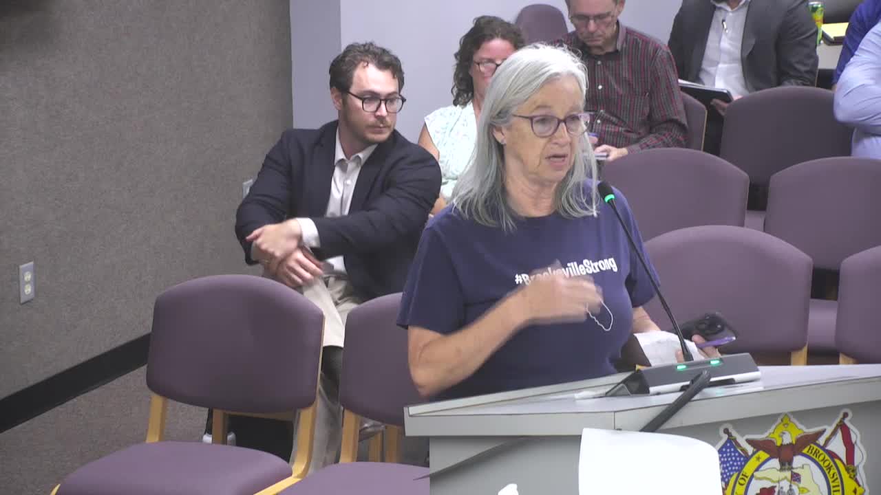 Brooksville Residents Express Concerns Over Police Department Cutbacks