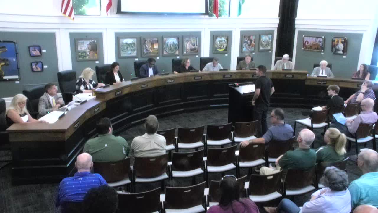 Grove City Council hears public input on local issues from Scott Hammond