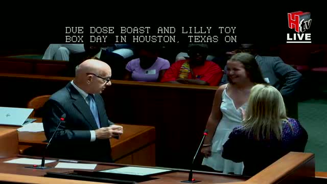 Council Members Celebrate Lily's Toy Box for Bringing Joy to Kids