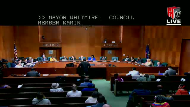 Houston Council Members Address CDBG Recommendations and Local Law Enforcement Concerns