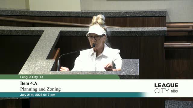 Public Hearing Addresses Tree Preservation in League City's Development Plans