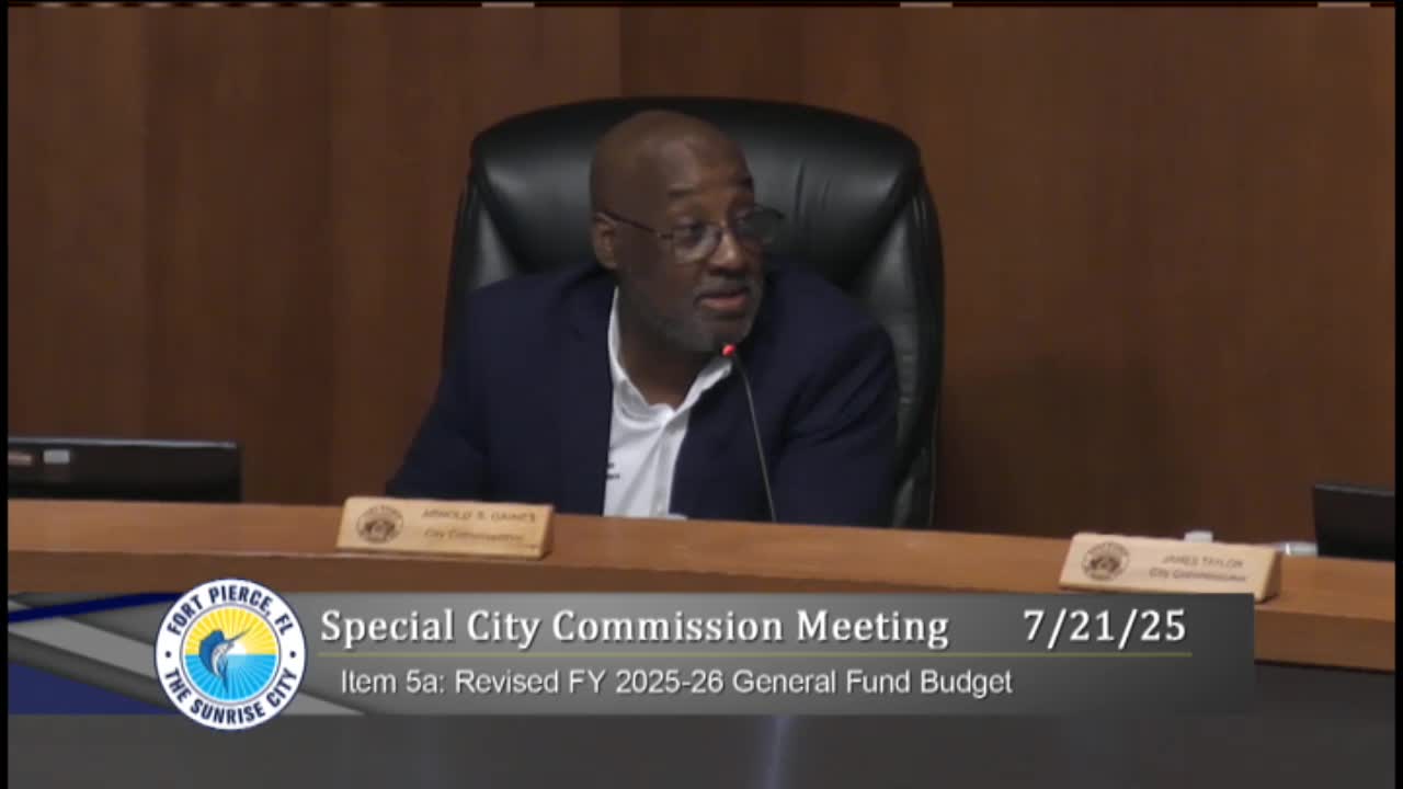 Fort Pierce Commission debates police salary structure and step program improvements