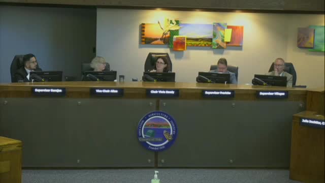 League of Women Voters of Yolo County presents to local supervisors