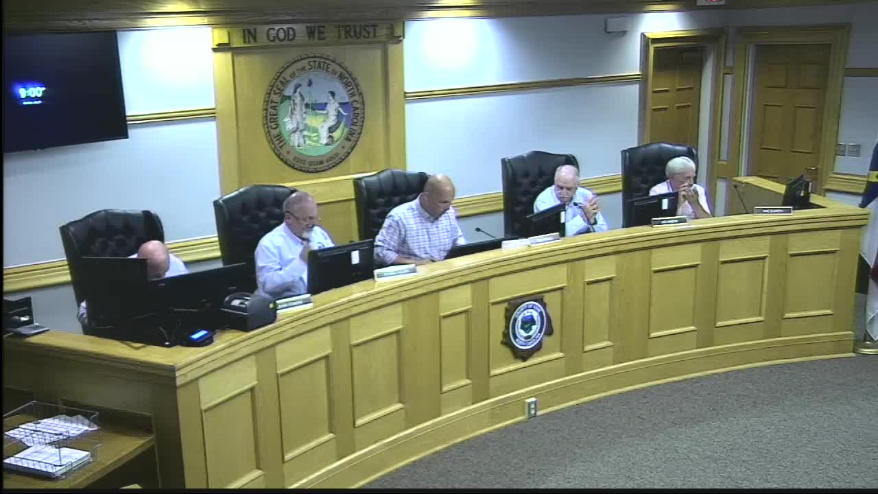 Board Of Commissioners Opens July Meeting With Pledge Of Allegiance And Prayer