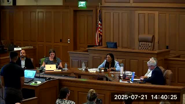Chatham County Housing Director Jason Smith presents updates on affordable housing progress
