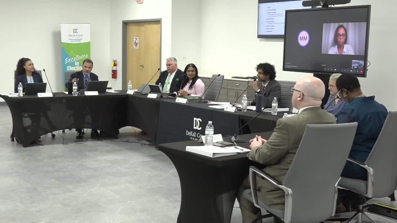 Board Members Discuss Election Day Voting Flexibility and Runoff Reform in Georgia